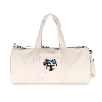 Grenouille Petit Crapaud Grenouille Grenouille Prince Grenouilles - Sac de sport en toile recyclée Stanley/Stella - blanc naturel - Devant