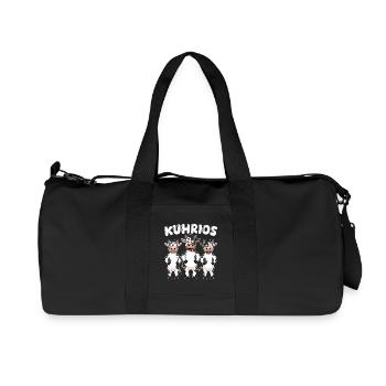 vaches agriculteurs agriculteur vache agriculteur cowrios - Sac de sport en toile recyclée Stanley/Stella - noir - Devant