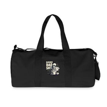 Doing Dad Shit Funny Father's Day Doing Dad Shit - Recycled Canvas Sports Bag by Stanley/Stella - black - Front
