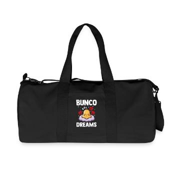 Funny Dice Game Night Gift Bunco Player - Recycled Canvas Sports Bag by Stanley/Stella - black - Front