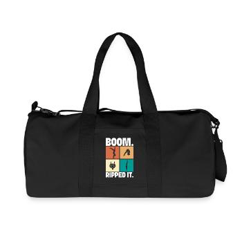 Diving diving board - Recycled Canvas Sports Bag by Stanley/Stella - black - Front