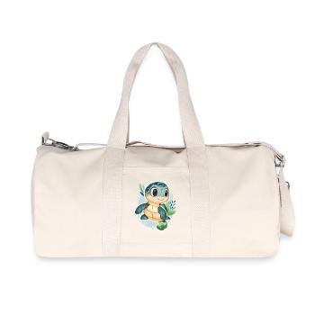 Turtle - Recycled Canvas Sports Bag by Stanley/Stella - natural - Front