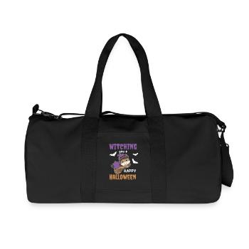 Pferd Hexe Witching you a Happy Halloween - Recycelte Canvas-Sporttasche von Stanley/Stella - Schwarz - Vorne