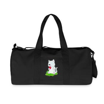 Cat Poker Cartes de poker - Sac de sport en toile recyclée Stanley/Stella - noir - Devant