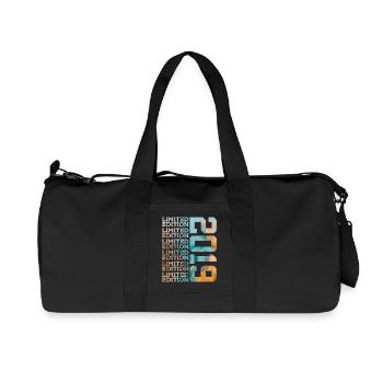 LIMITED EDITION 2019 7 YEARS 7TH BIRTHDAY - Recycled Canvas Sports Bag by Stanley/Stella - black - Front