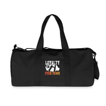 Alabai Hund Loyalty on Four Paws - Recycelte Canvas-Sporttasche von Stanley/Stella - Schwarz - Vorne