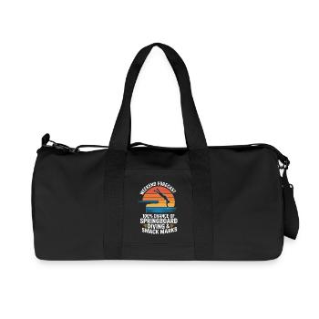 Kunstspringen Turmspringer Sprungbrett - Recycelte Canvas-Sporttasche von Stanley/Stella - Schwarz - Vorne