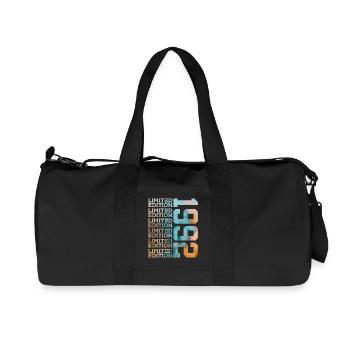 LIMITED EDITION 1992 34 YEARS 34TH BIRTHDAY - Recycled Canvas Sports Bag by Stanley/Stella - black - Front