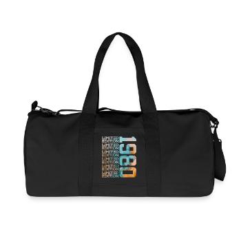 ÉDITION LIMITÉE 1980 45 ANS 45E ANNIVERSAIRE - Sac de sport en toile recyclée Stanley/Stella - noir - Devant