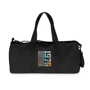 ÉDITION LIMITÉE 1976 50 ANS 50E ANNIVERSAIRE - Sac de sport en toile recyclée Stanley/Stella - noir - Devant