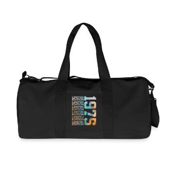 LIMITED EDITION 1975 51 YEARS 51ST BIRTHDAY - Recycled Canvas Sports Bag by Stanley/Stella - black - Front