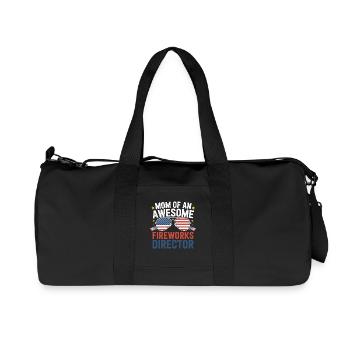 Mom Of An Awesome Fireworks Director 4th Of July - Recycelte Canvas-Sporttasche von Stanley/Stella - Schwarz - Vorne