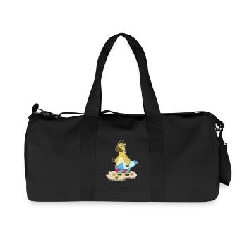 Giraffe Beach Surfboard Summer - Recycled Canvas Sports Bag by Stanley/Stella - black - Front