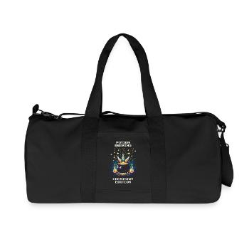 Préparation de potions – Édition chimie | Humour de laboratoire - Sac de sport en toile recyclée Stanley/Stella - noir - Devant