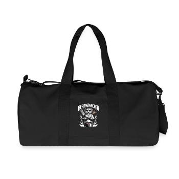 Herdmännchen kochen lustiger Koch Herdmännchen - Recycled Canvas Sports Bag by Stanley/Stella - black - Front