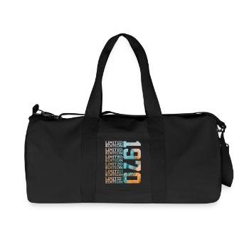 ÉDITION LIMITÉE 1970 56 ANS 56E ANNIVERSAIRE - Sac de sport en toile recyclée Stanley/Stella - noir - Devant