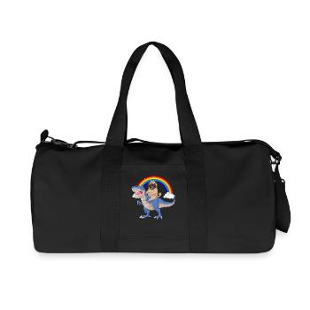 Carlin idiot - Sac de sport en toile recyclée Stanley/Stella - noir - Devant