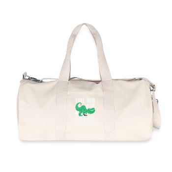 Public Fart Funny Inappropriate - Recycled Canvas Sports Bag by Stanley/Stella - natural - Front