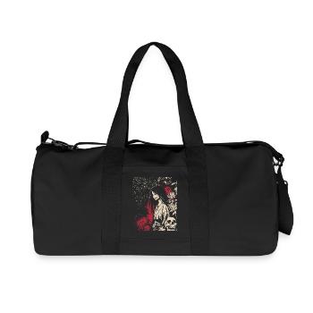 Fille d'anime d'horreur japonaise au look démoniaque - Sac de sport en toile recyclée Stanley/Stella - noir - Devant