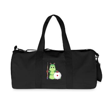 Queue de billard Caterpillar - Sac de sport en toile recyclée Stanley/Stella - noir - Devant