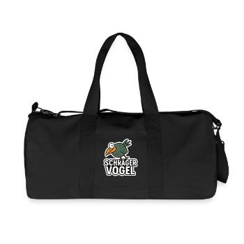 Weird bird shrill crazy - Recycled Canvas Sports Bag by Stanley/Stella - black - Front