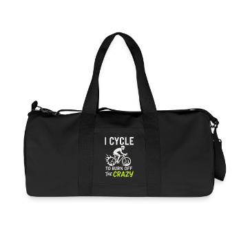 Because the earth is not flat, it is full of ep - Recycled Canvas Sports Bag by Stanley/Stella - black - Front