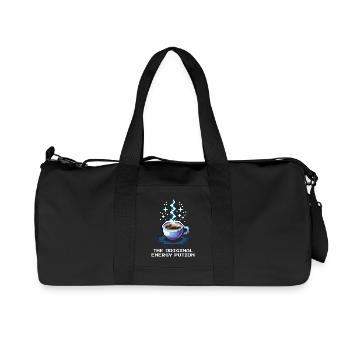 La boisson énergisante originale | Café - Sac de sport en toile recyclée Stanley/Stella - noir - Devant