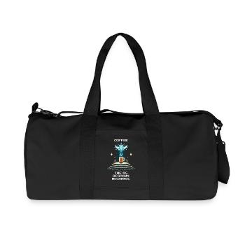 Coffee: The OG Respawn | Barista Espresso - Recycled Canvas Sports Bag by Stanley/Stella - black - Front