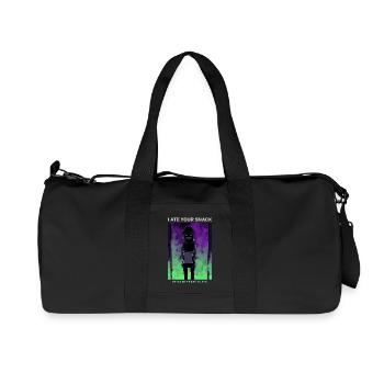 Scary Anime Phonk I Ate Your Snack - Recycled Canvas Sports Bag by Stanley/Stella - black - Front