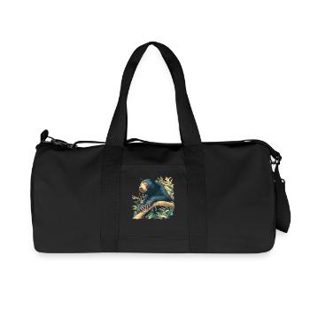 Sun Bear Malaienbär - Recycelte Canvas-Sporttasche von Stanley/Stella - Schwarz - Vorne