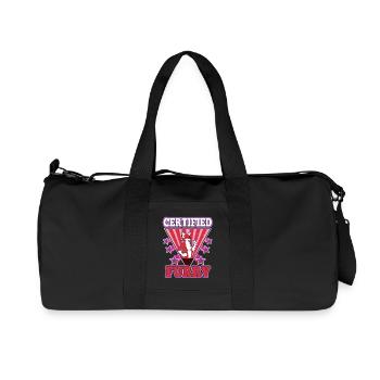 Certified furry - Recycled Canvas Sports Bag by Stanley/Stella - black - Front