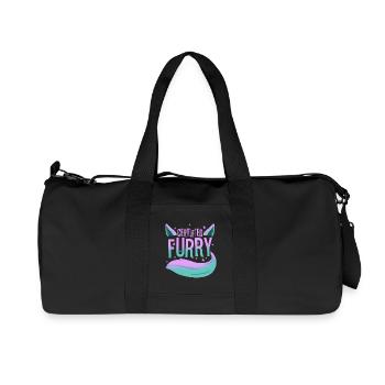Certified furry - Recycled Canvas Sports Bag by Stanley/Stella - black - Front
