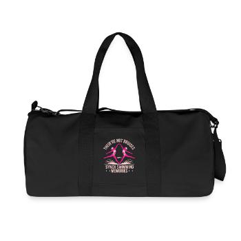 Synchronschwimmen Kunstschwimmen Wassersport - Recycelte Canvas-Sporttasche von Stanley/Stella - Schwarz - Vorne
