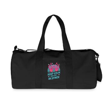 Synchronschwimmen Kunstschwimmen Wassersport - Recycelte Canvas-Sporttasche von Stanley/Stella - Schwarz - Vorne