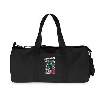 Move Over Boys - Dieses Mädchen zeigt euch, wie ma - Recycelte Canvas-Sporttasche von Stanley/Stella - Schwarz - Vorne