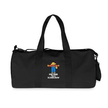 Faites semblant que je suis un épouvantail Halloween T-shirt - Sac de sport en toile recyclée Stanley/Stella - noir - Devant