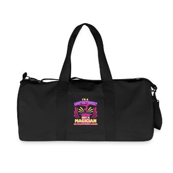 Contorsionniste Contorsion - Sac de sport en toile recyclée Stanley/Stella - noir - Devant