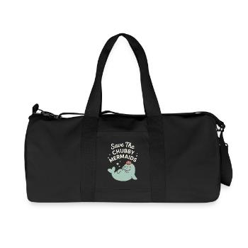 Manatee enthusiast sea beef lover salad love - Recycled Canvas Sports Bag by Stanley/Stella - black - Front