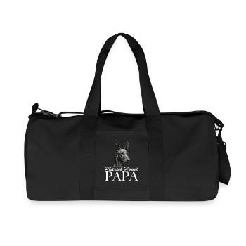 Pharaoh Hound Dad - Recycled Canvas Sports Bag by Stanley/Stella - black - Front