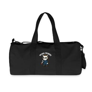 Michael Meowers Parodie effrayante de chat d’Halloween - Sac de sport en toile recyclée Stanley/Stella - noir - Devant