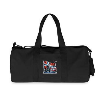 Norway Angler Fishing - Sac de sport en toile recyclée Stanley/Stella - noir - Devant