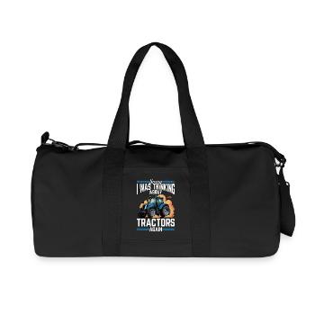 Tractor Kids Farm Lifestyle - Recycled Canvas Sports Bag by Stanley/Stella - black - Front