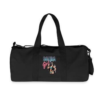 Conception de plongée sous-marine pour fille - Sac de sport en toile recyclée Stanley/Stella - noir - Devant