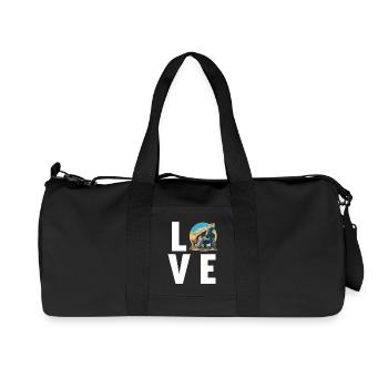 Tortues Tortue - Sac de sport en toile recyclée Stanley/Stella - noir - Devant