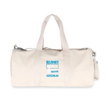 Volleyball Coach Gifts Volleyball Players - Recycled Canvas Sports Bag by Stanley/Stella - natural - Front