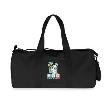Geist Niedliche Halloween Herbst - Recycelte Canvas-Sporttasche von Stanley/Stella - Schwarz - Vorne