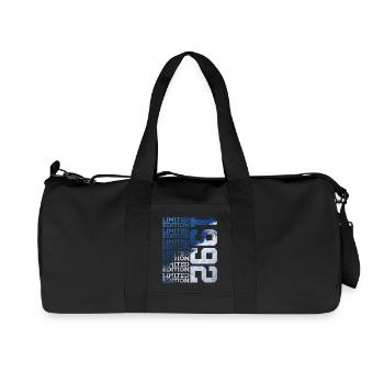 34 YEARS LIMITED EDITION 1992 34TH BIRTHDAY - Recycled Canvas Sports Bag by Stanley/Stella - black - Front
