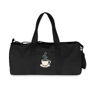 Conception de la tasse matinale douillette de l’amateur de café - Sac de sport en toile recyclée Stanley/Stella - noir - Devant