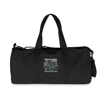 Reflections Of Evil Mirror Movie Poster Halloween - Recycled Canvas Sports Bag by Stanley/Stella - black - Front