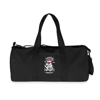 Rhino Halloween Chaos - Recycled Canvas Sports Bag by Stanley/Stella - black - Front